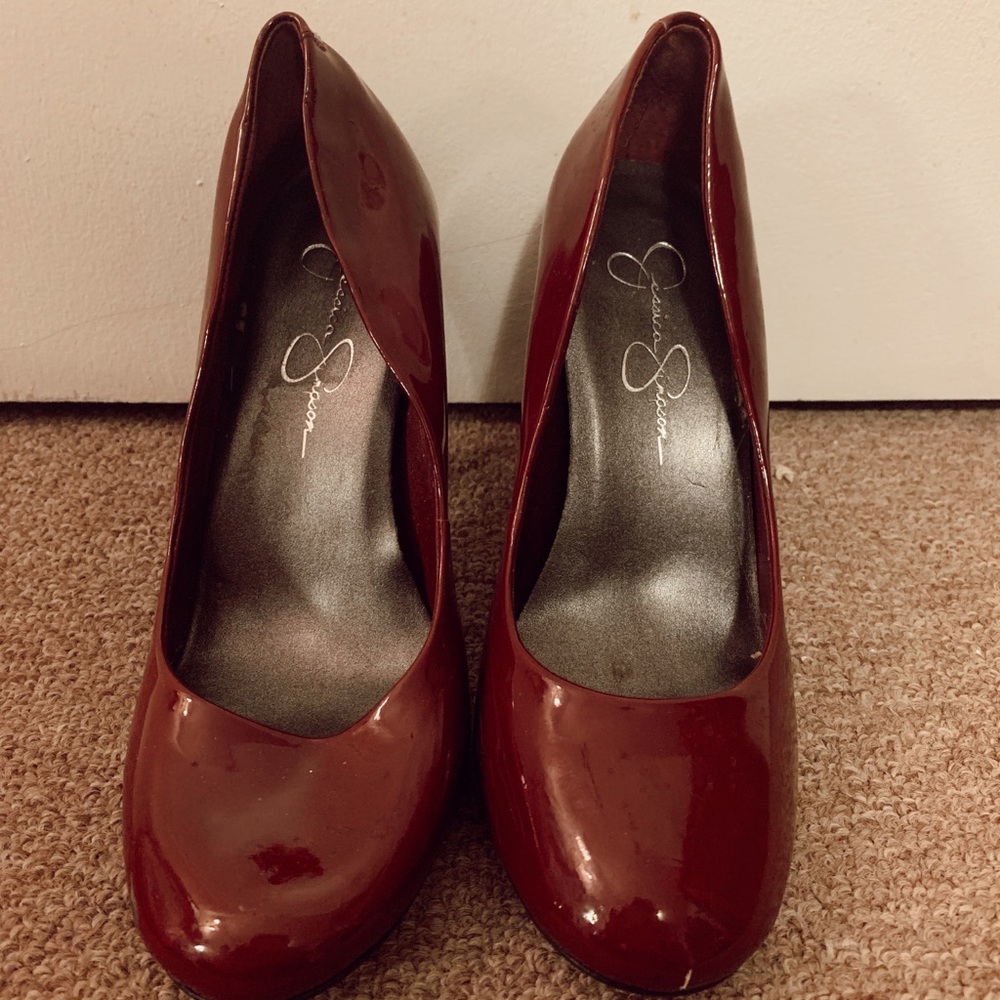 Red Jessica Simpson Heels